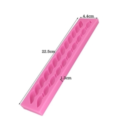 Molde de Silicone Cordão Corrente e Corda para Confeitaria e Biscuit