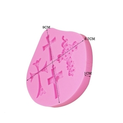 Molde de Silicone 3 Cruzes para Biscuit e Confeitaria