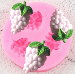 Molde de Silicone Mini Uvas Miudinhas para apliques em Biscuit e Confeitaria