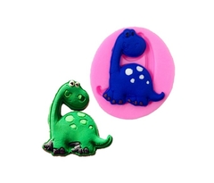 Molde de Silicone Dinossauro Feliz para Confeitaria e Biscuit - comprar online