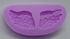 Molde de Silicone Asas de Anjo Pequena para Biscuit e Confeitaria