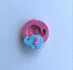 Molde de Silicone Mini Elefantinho para Biscuit e Confeitaria - comprar online