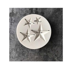 Molde de Silicone Estrelas para Confeitaria e Biscuit - comprar online