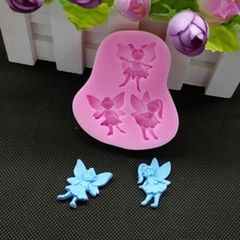 Molde de Silicone Fadinhas - lojacanaldaconfeitaria.com.br