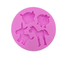 Molde de Silicone Fazendinha para Biscuit e Confeitaria - comprar online