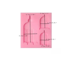 Molde de Silicone Gaiolas para Biscuit e Confeitaria - loja online