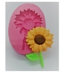 Molde de Silicone Girassol para Biscuit e Confeitaria