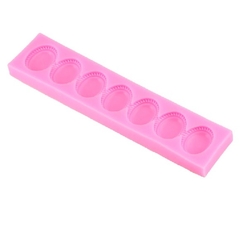 Molde de Silicone Cordão Perolas e Botões para Confeitaria e Biscuit - loja online