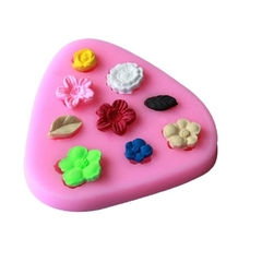 Molde de Silicone Florzinhas e Folhinhas - comprar online