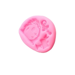 Molde de Silicone Mini Porta, Plaquinha e mini cogumelo do Jardim Encantado - lojacanaldaconfeitaria.com.br