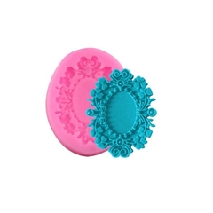 Molde de Silicone Moldura Mini Espelho para Biscuit e Confeitaria - comprar online