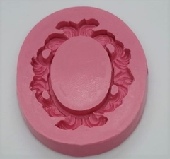 Molde de Silicone Moldura Oval para Biscuit e Confeitaria - loja online