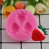 Molde de Silicone Morangos para Biscuit e Confeitaria - comprar online