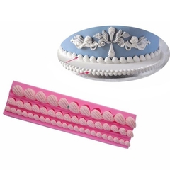 Molde de Silicone Cordão Triplo Perle para Confeitaria e Biscuit na internet