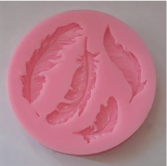 Molde de Silicone Plumas para Biscuit e Confeitaria na internet