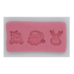 Molde de Silicone Trio Natalino para Confeitaria e Biscuit na internet