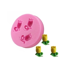 Molde de Silicone Tulipa Para Biscuit e Confeitaria na internet