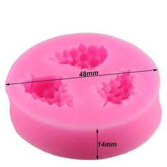 Molde de Silicone Mini Uvas Miudinhas para apliques em Biscuit e Confeitaria - lojacanaldaconfeitaria.com.br