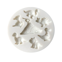 Molde de Silicone Mini Dinossauros Baby Vulcão para Biscuit e Confeitaria na internet