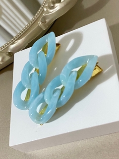 Hair Clip Gabriela Blue - Bella Brasil Boutique