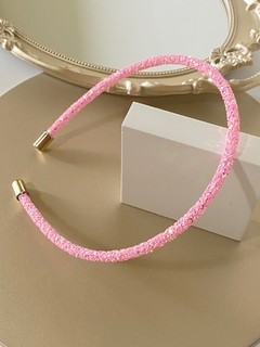 Tiara Paetê Rosa - Bella Brasil Boutique