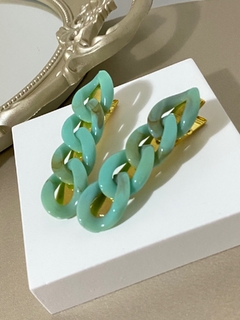 Hair Clip Lily Green