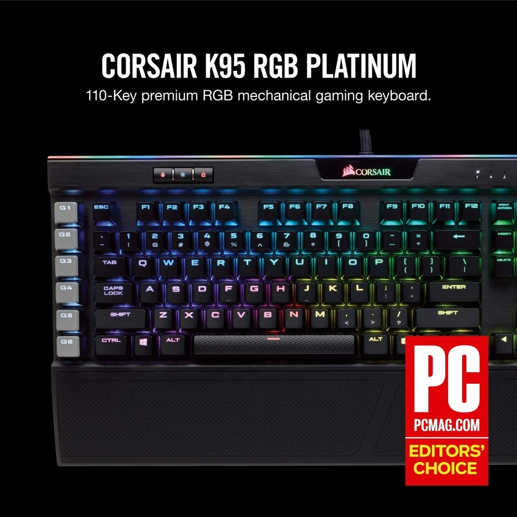 Teclado Gaming Corsair K95 RGB PLATINUM XT, Cherry MX SPEED - Teclados -  Periféricos | Teclado Gaming Corsair K95 RGB PLATINUM XT, Cherry MX SPEED