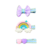 Kit 3 Hair Clips Jeans Rainbow na internet