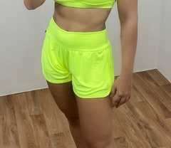 Short Analyce Amarelo Neon