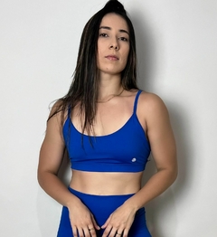 Top Camis Azul Bic