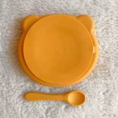 Plato de silicona osito - comprar online