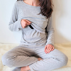 Pijama maternal largo - comprar online