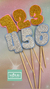 CAKE TOPPERS NUMEROS GLITTER