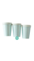 VASOS CELESTE PASTEL X 6