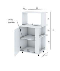 MUEBLE PRACTICO COCINA...... 20% OFF TRANSFERENCIA en internet