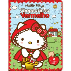 Hello Kitty - Chapeuzinho Vermelho - quebra-cabeca