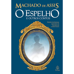 5 livros Machado de Assis: Dom Casmurro, Quincas Borba, Memórias Póstumas de Brás Cubas, o alienista e o espelho e outro na internet