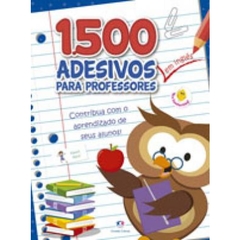 1500 adesivos com o aprendizado de seus alunos ingles