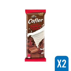 CHOCOLATE LECHE COFLER 55g (2 unidades)