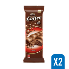 CHOCOLATE LECHE COFLER AIR 55g (2 unidades)