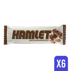 CHOCOLATE ALMENDRAS HAMLET 45g (6 unidades)