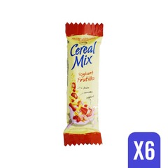 CEREAL MIX YOGURT FRUTILLA 26g (6 unidades)