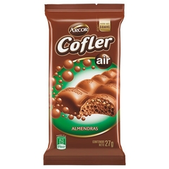 CHOCOLATE CON LECHE Y ALMENDRAS COFLER AIR 27g (2 unidades)