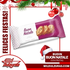 BUDIN NATALE CON FRUTAS 2 UNIDADES