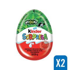 KINDER NATOONS 20G 2 UNIDADES