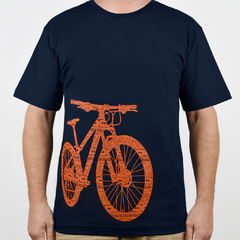 Camiseta Bike Grafismo Marinho