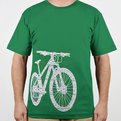 Camiseta Bike Grafismo Verde Bandeira