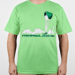 Camiseta Paragliding Verde Claro