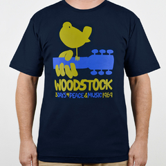 Camiseta Woodstock Marinho