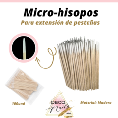 Microhisopos de Madera 100und - comprar online